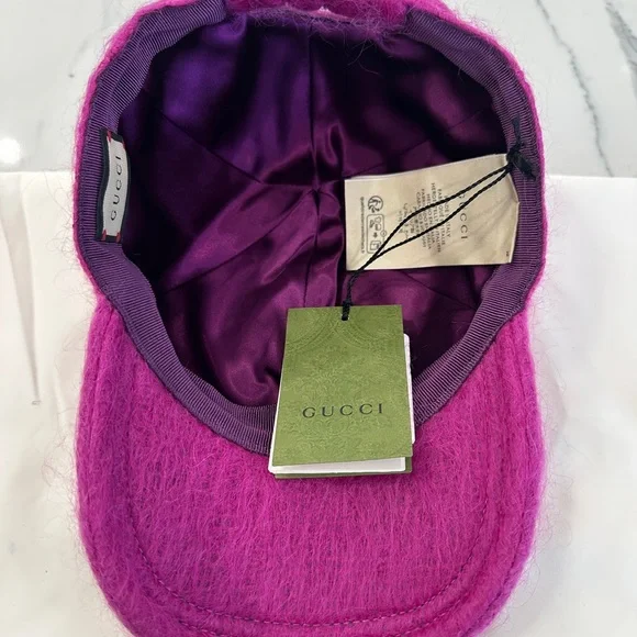 Gucci Mohair Baseball Hat - Picture 5 of 7